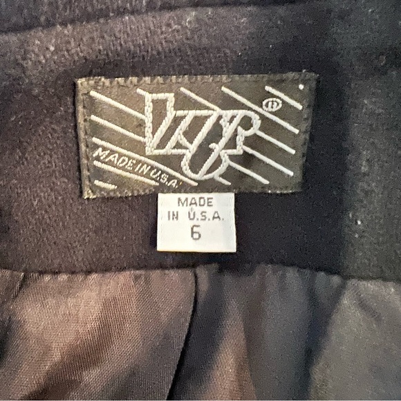 Vintage Black Wool Blazer size 6 - Picture 8 of 8